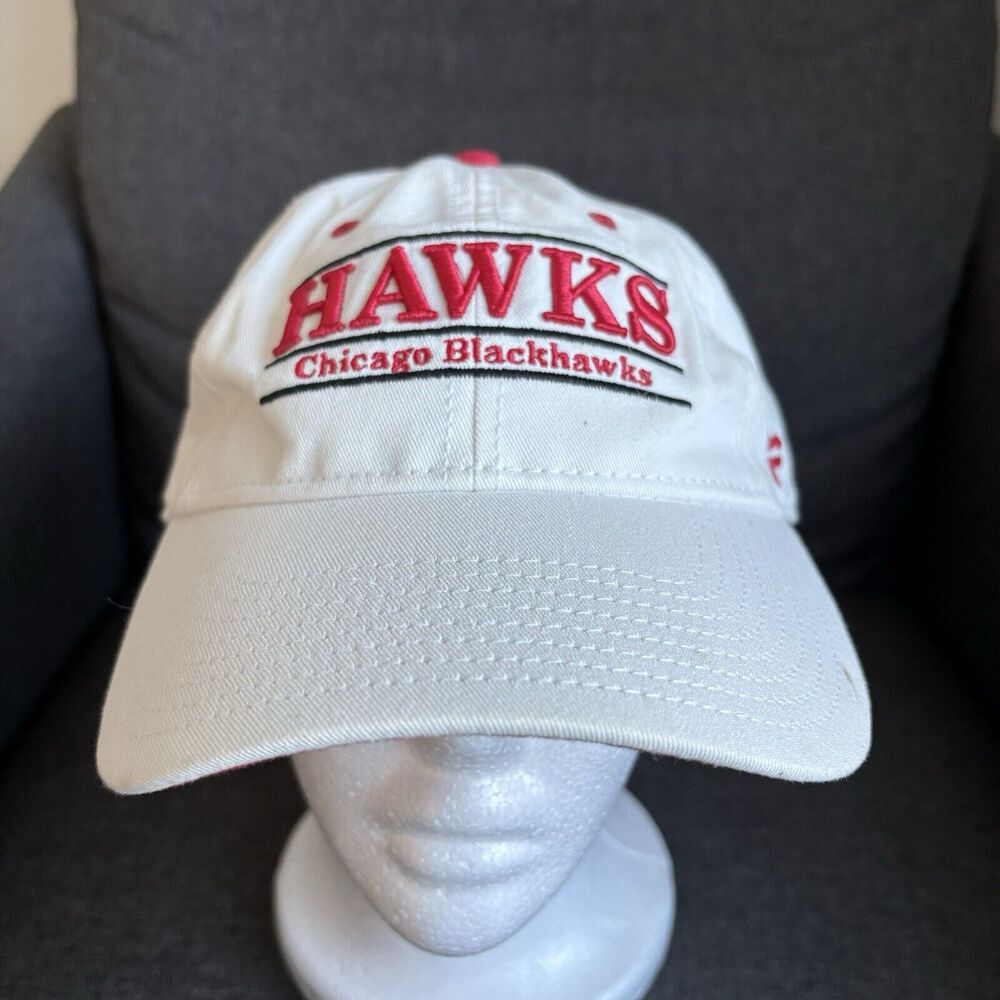 Chicago Blackhawks Hat Cap Snapback Fanatics White One Size NHL Hockey Hawks